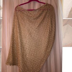 One shoulder  beach coverup